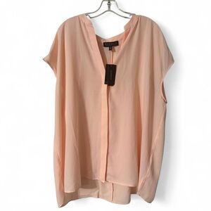 Eloquii Soft Peach Blouse